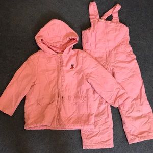 Pink Gymboree snowsuit size 6